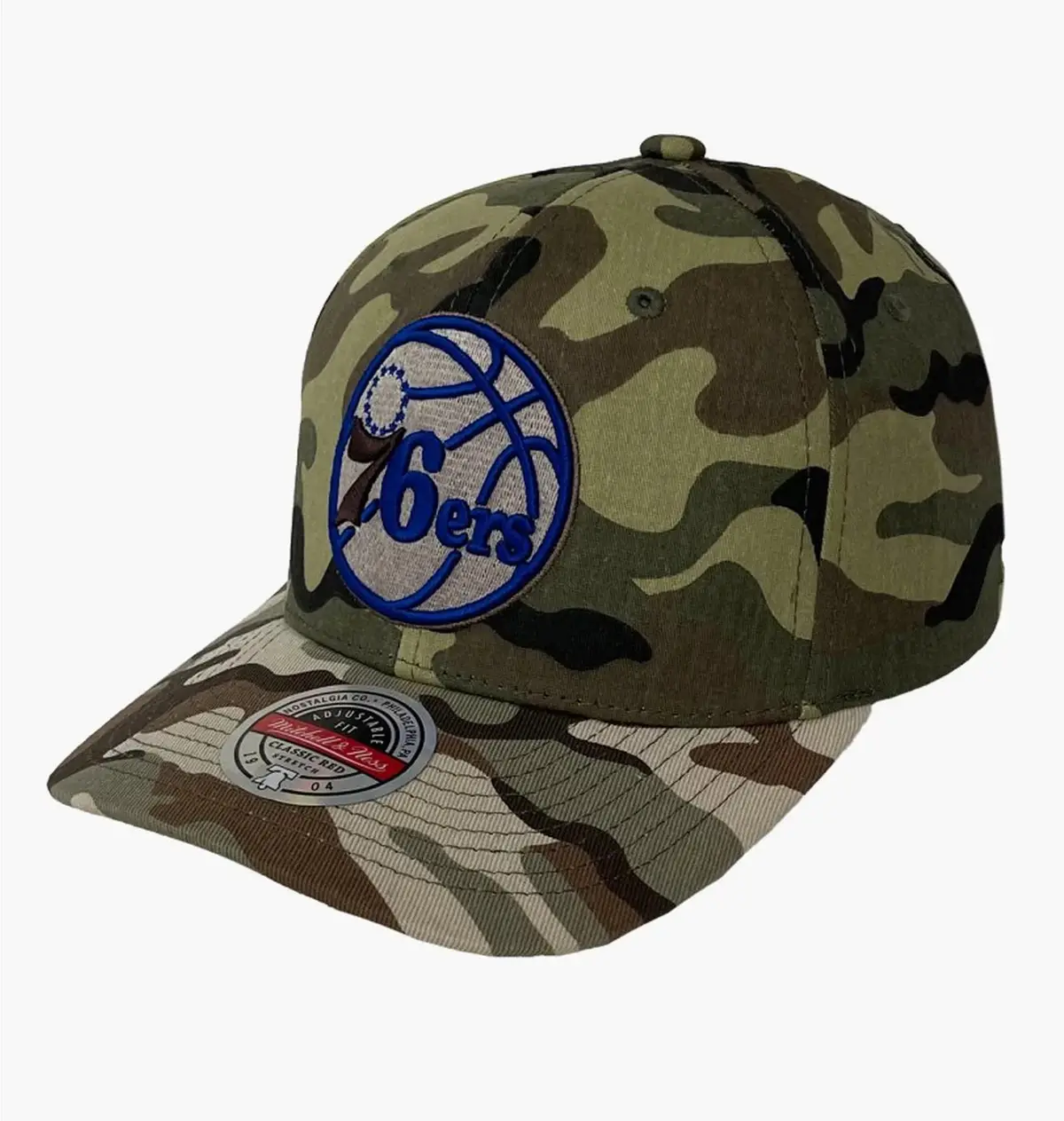 Кепка Mitchell & Ness Nba Philadelphia 76Ers Woodland Desert Stretch