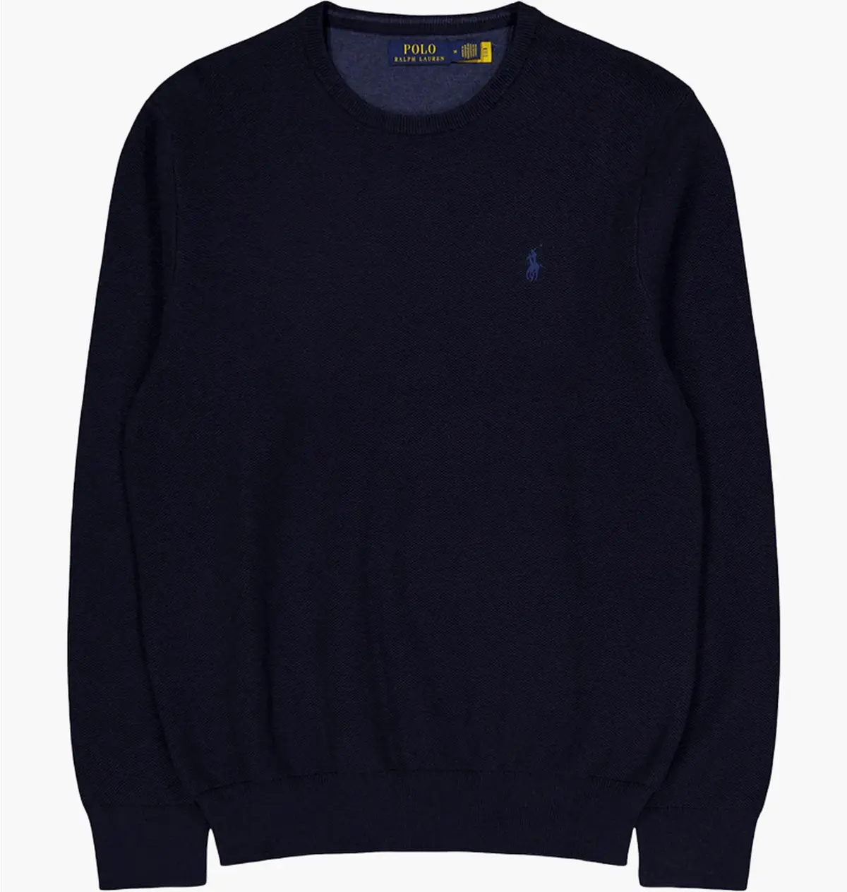 Кофта чоловіча Polo Ralph Lauren Textured Cotton Crewneck Sweater Blue