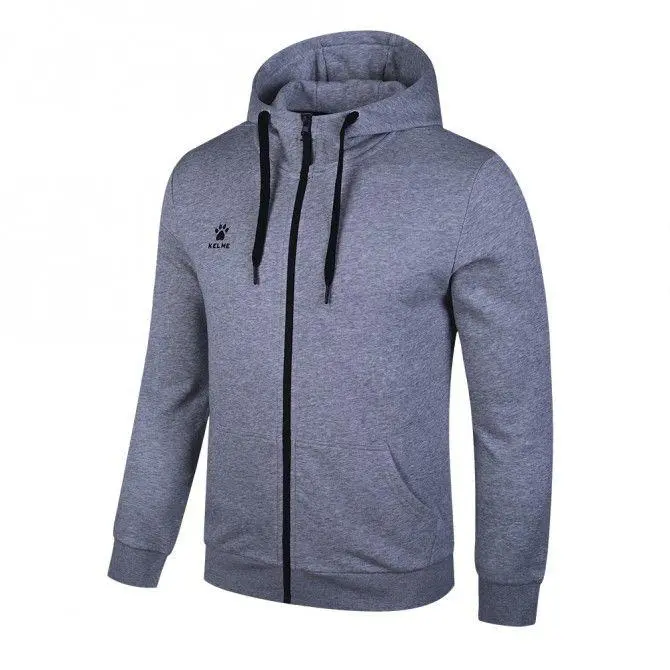Кофта мужская Kelme Fleece серая 7161WT1003.9221