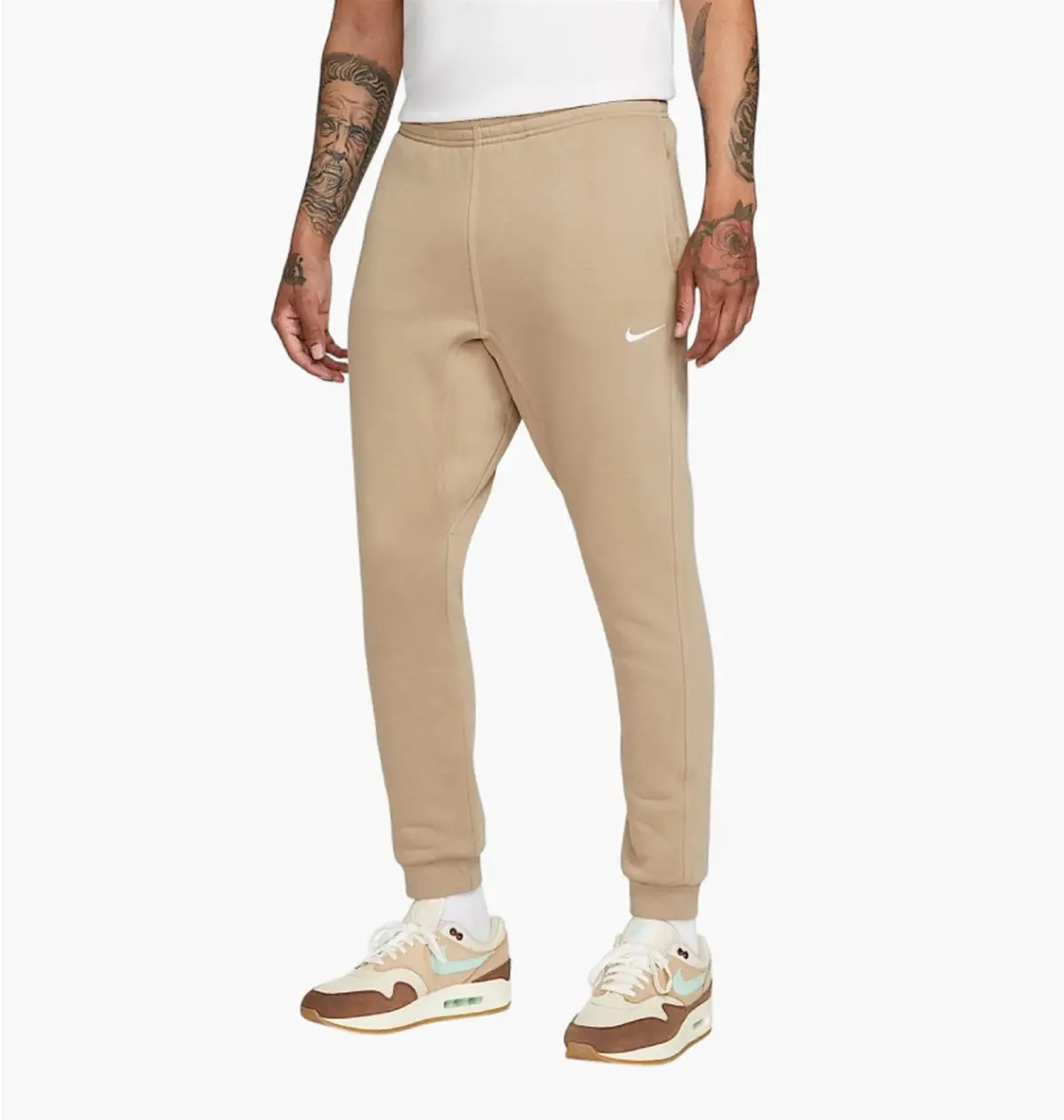 Брюки мужские Nike Sportswear Club Fleece Beige