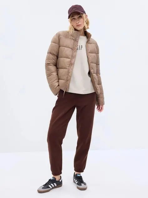 Куртка женская Gap Lightweight Logo Puffer Jacket