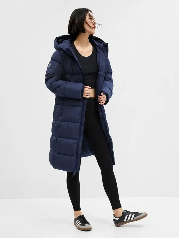 Куртка женская Gap Maxi Logo Puffer Shine Coat
