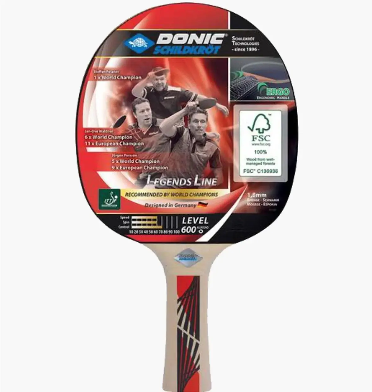 Ракетка для настільного тенісу Donic Legends 600