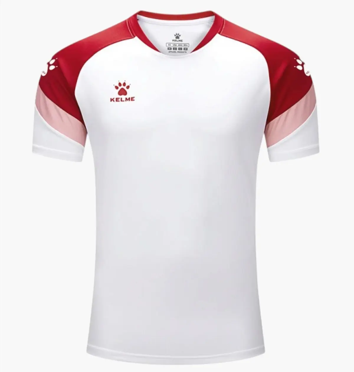 Футболка детская Kelme Bravo белая 7351TX3093.9107
