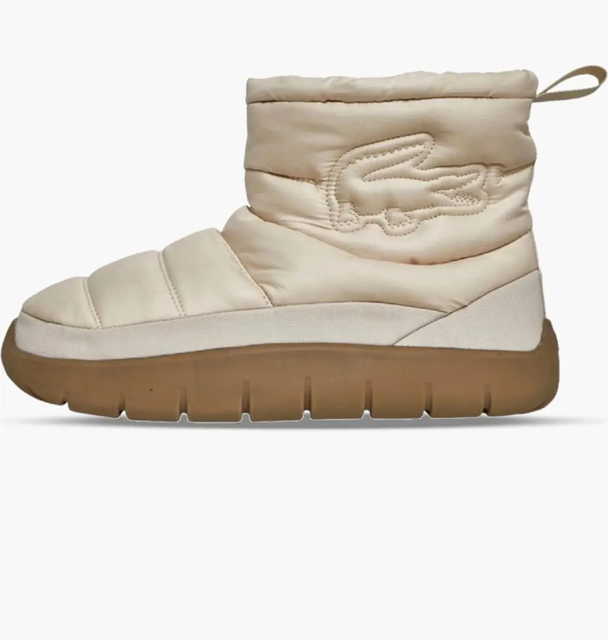 Ботинки женские Lacoste Serve Slipper Mid Beige