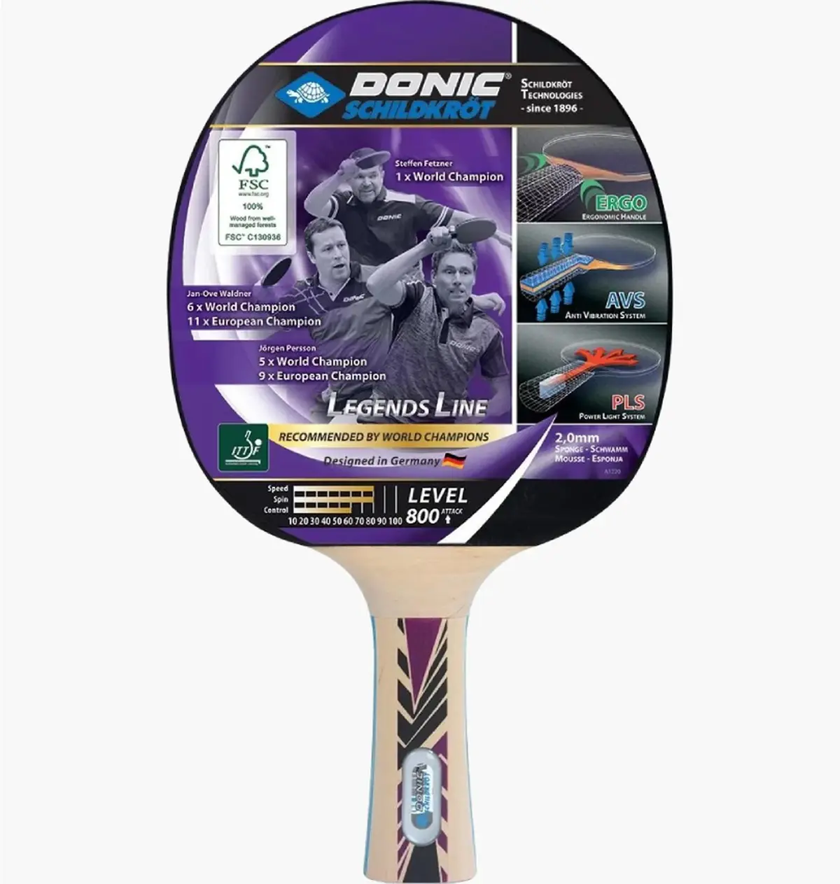Ракетка для настольного тенниса Donic Legends 800