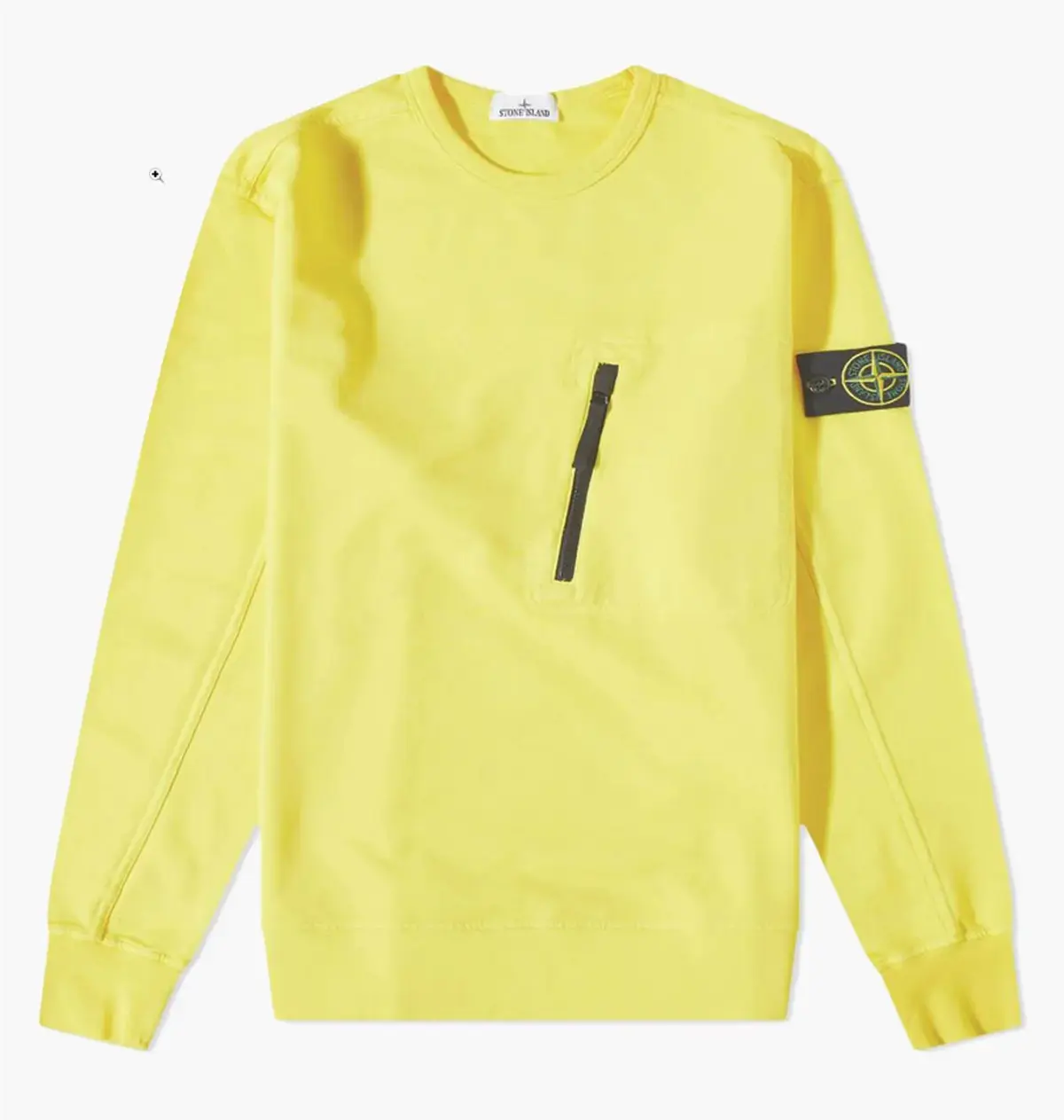 Кофта чоловіча Stone Island Detail Crewneck Yellow
