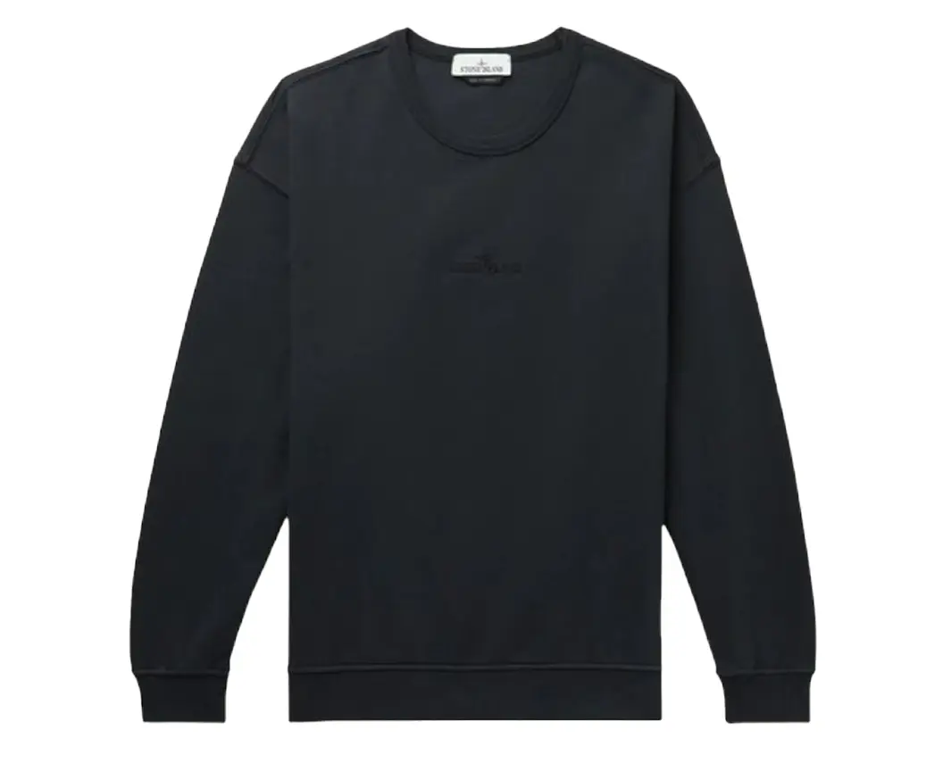 Кофта чоловіча Stone Island Logo Patch Sweatshirt Blue