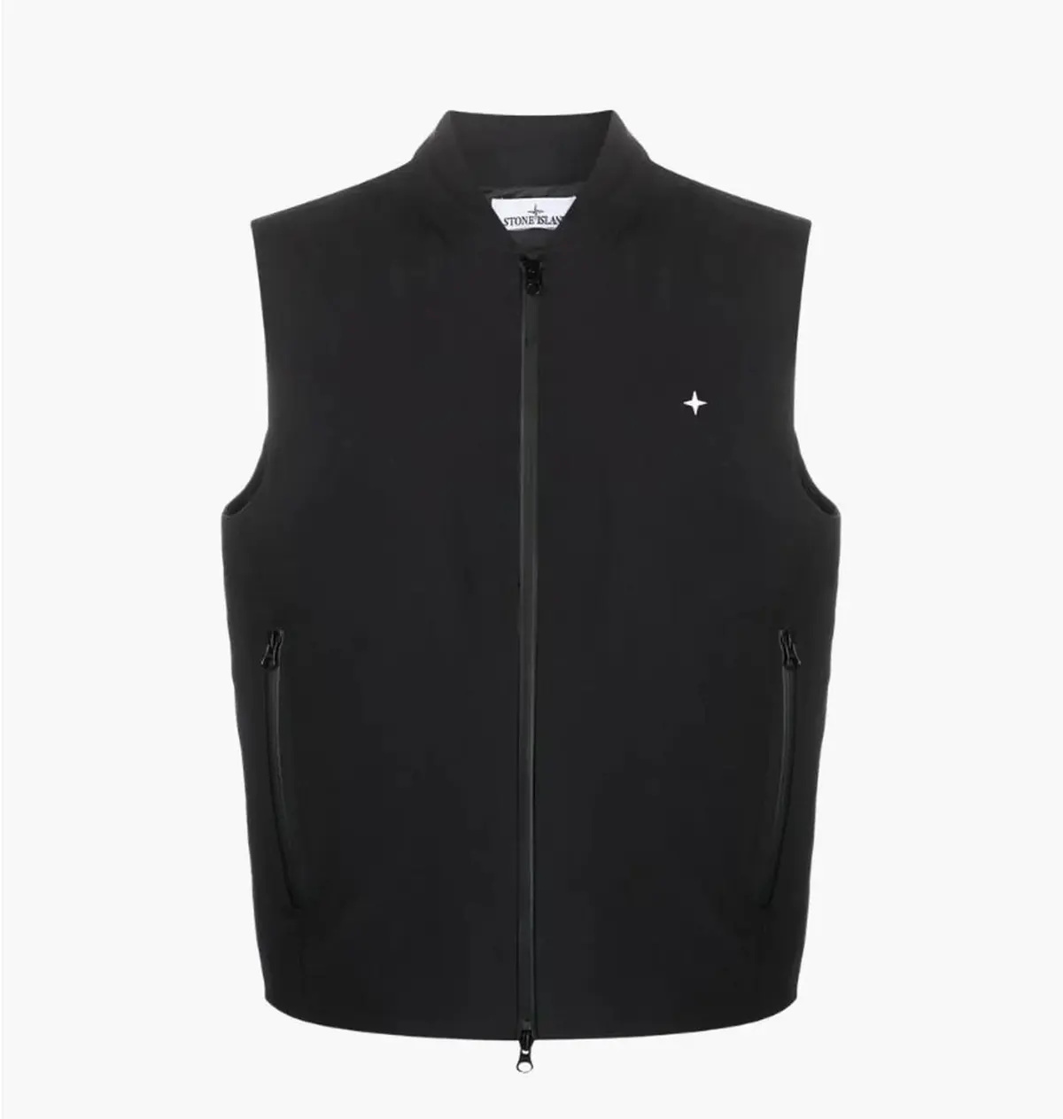 Жилетка чоловіча Stone Island Stone Island Stellina Logo-Embroidered Black