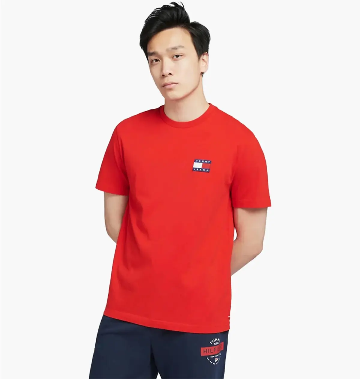 Футболка чоловіча Tommy Jeans Badge Logo T-Shirt Red