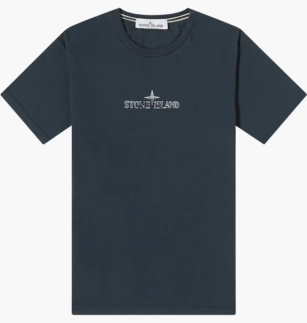 Футболка чоловіча Stone Island Stamp Centre Logo T-Shirt Blue