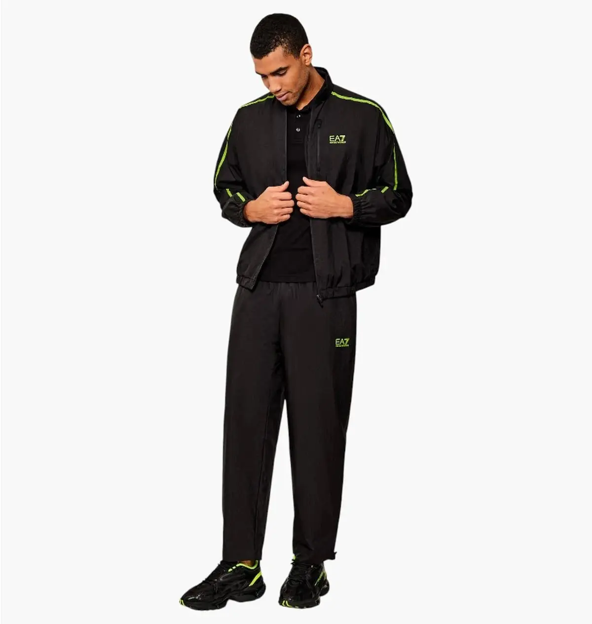 Спортивний костюм чоловічий Ea7 Emporio Armani Dynamic Athlete Technical Fabric Ventus7 Black