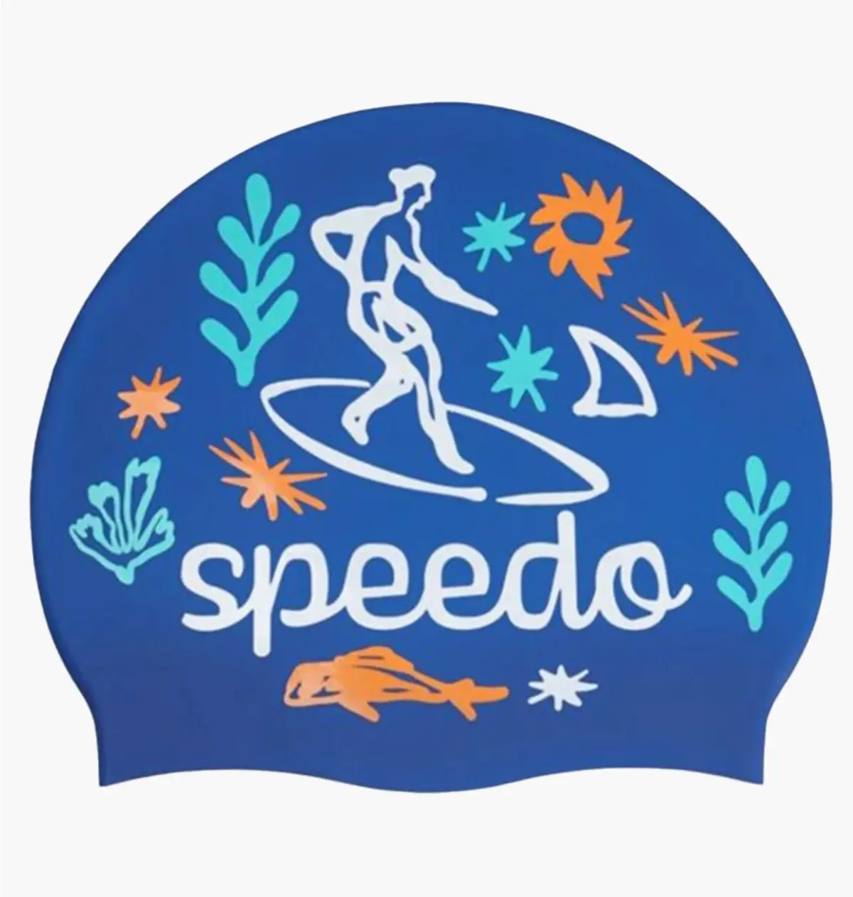 Шапка для плавания Speedo Slogan Prt Cap Ju/Jf/Jm