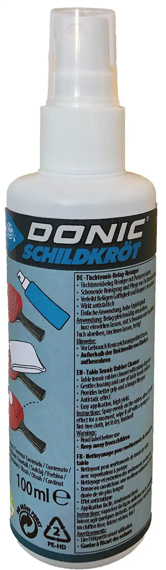 Чистящий засіб для настільного тенісу Donic Rubber Cleaner Spray 100 Ml