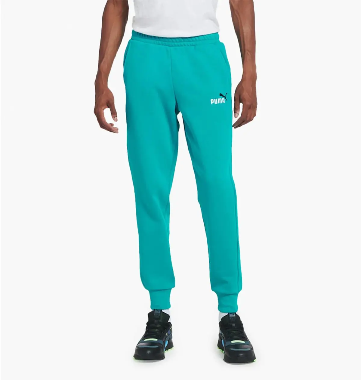 Брюки мужские Puma Essential Embroidery Logo Pants Turquoise 84681027
