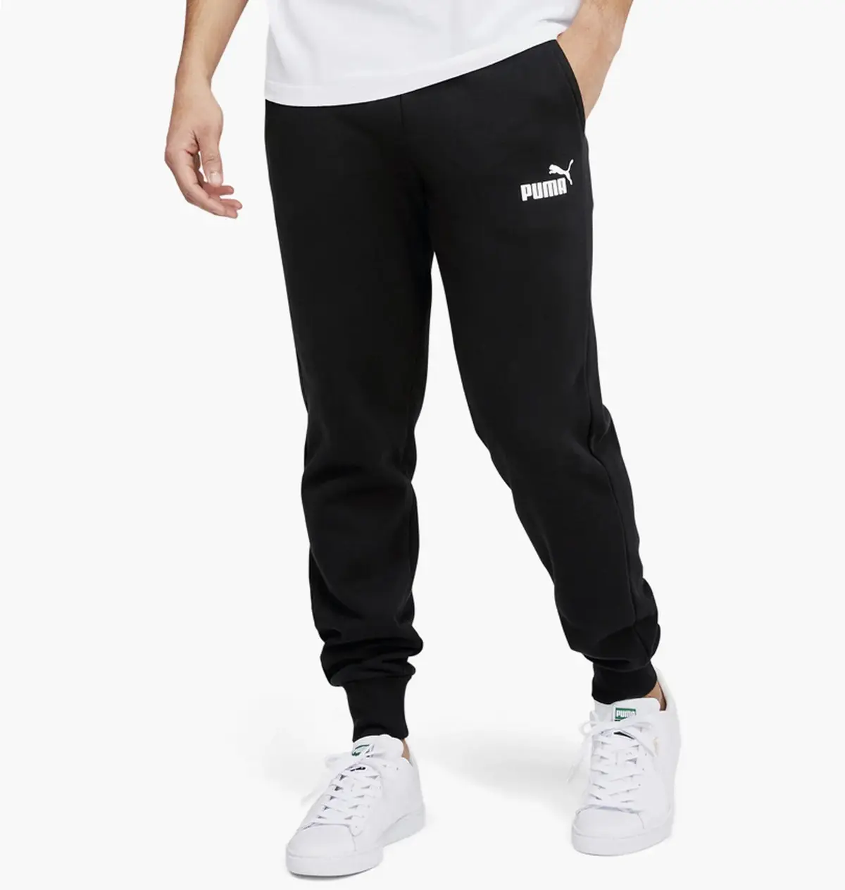 Брюки мужские Puma Essentials Logo Pants Black