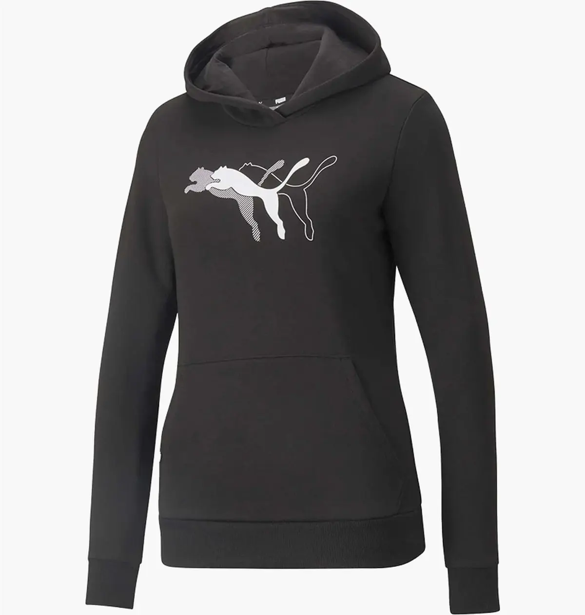 Кофта женские Puma Power Graphic Hoodie Tr Black