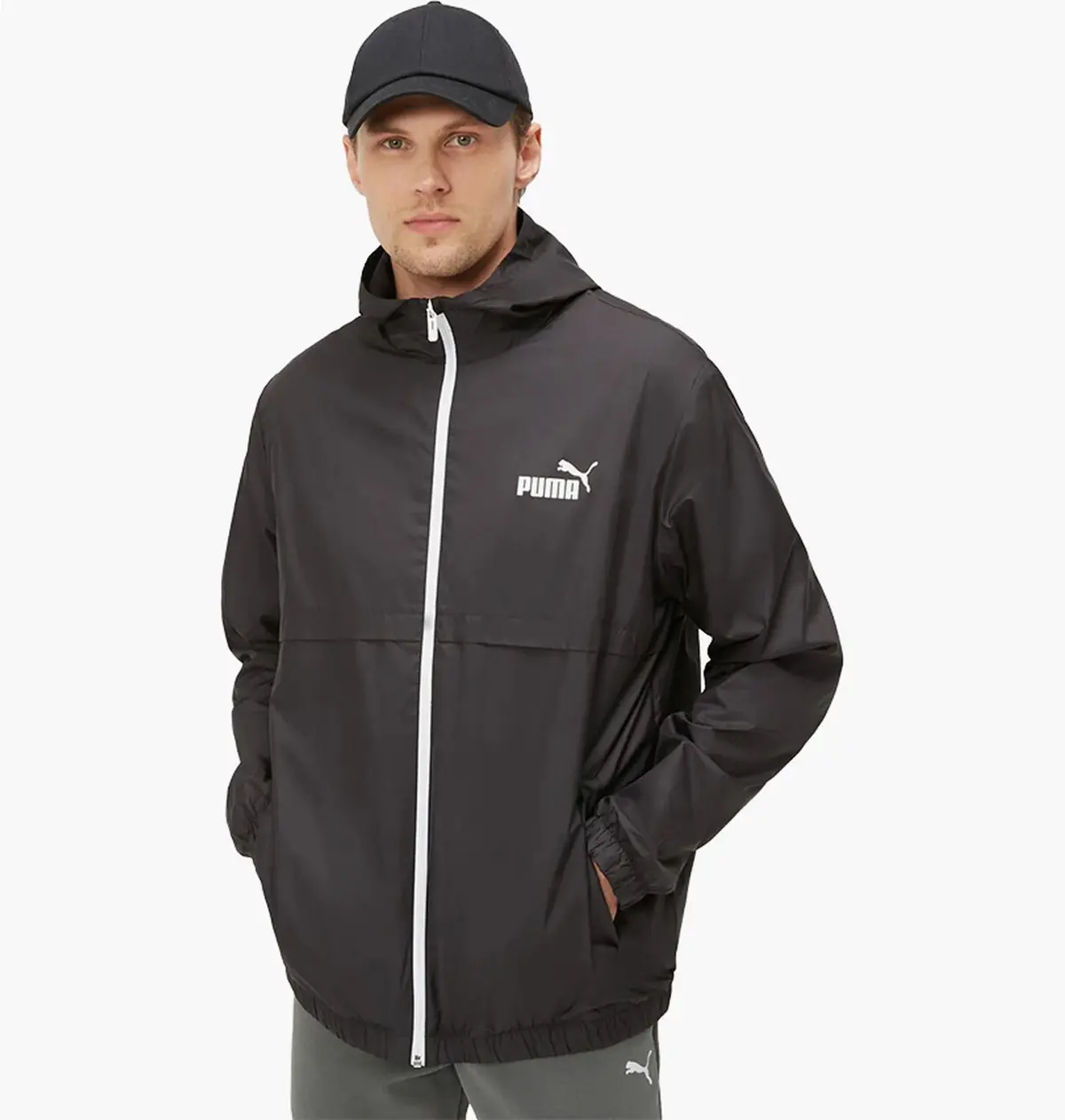 Вітровка чоловіча Puma Ess Solid Windbreaker Black