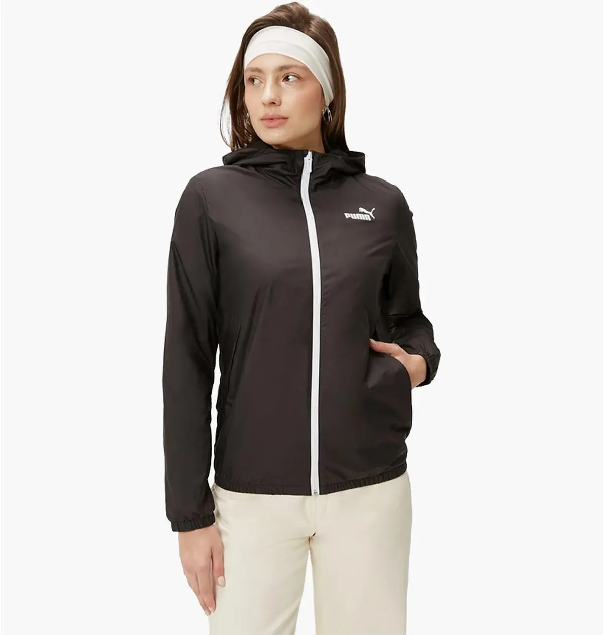 Вітровка жіноча Puma Ess Solid Windbreaker Black