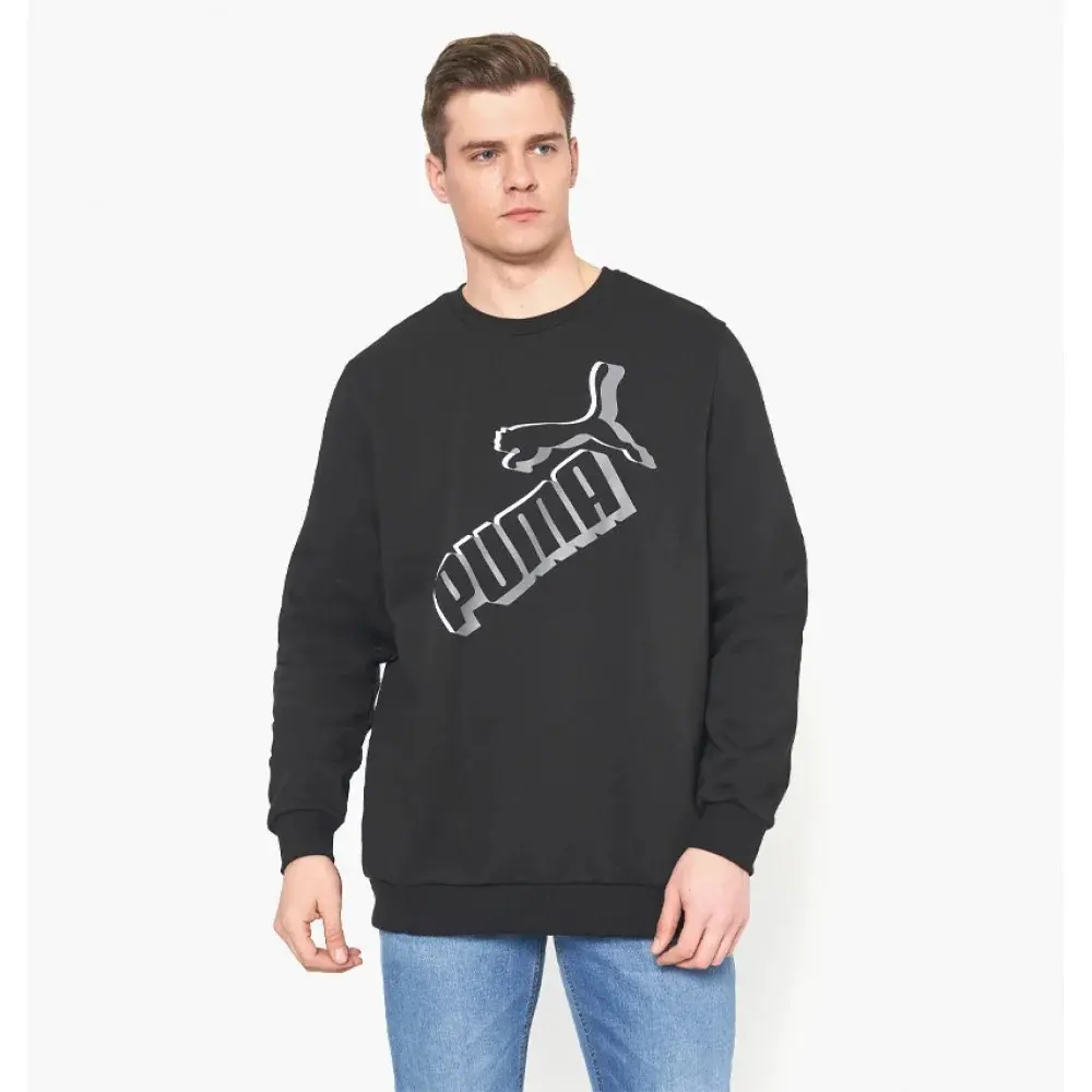 Кофта мужская Puma Essentials+ Big Logo Crew