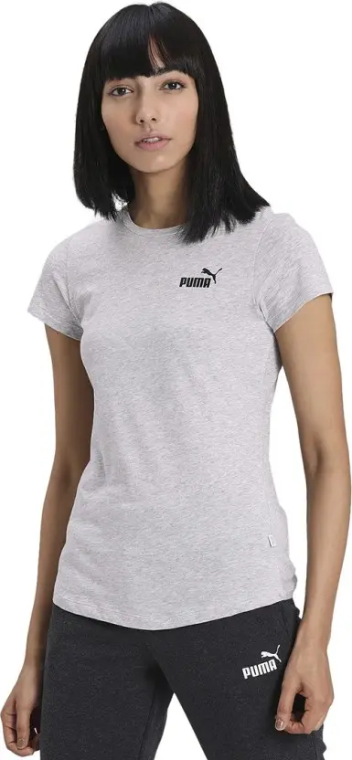 Футболка женская Puma Women Solid Round Neck Grey T-Shirt