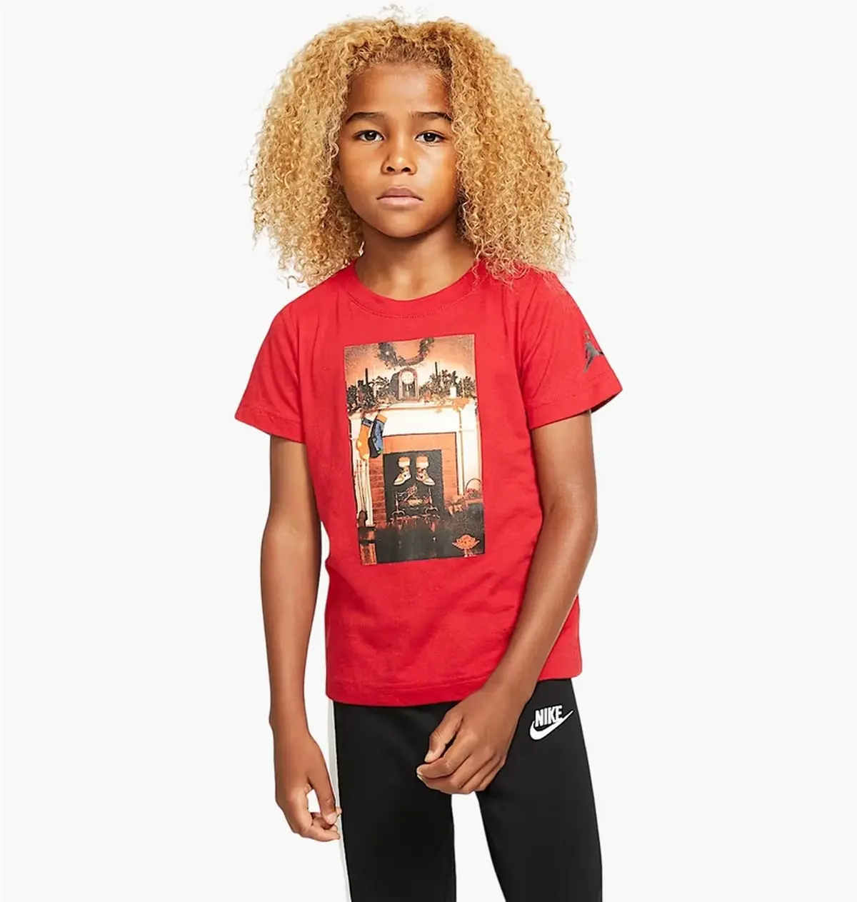 Футболка дитяча Jordan Chimney Littleshort-Sleeve Red