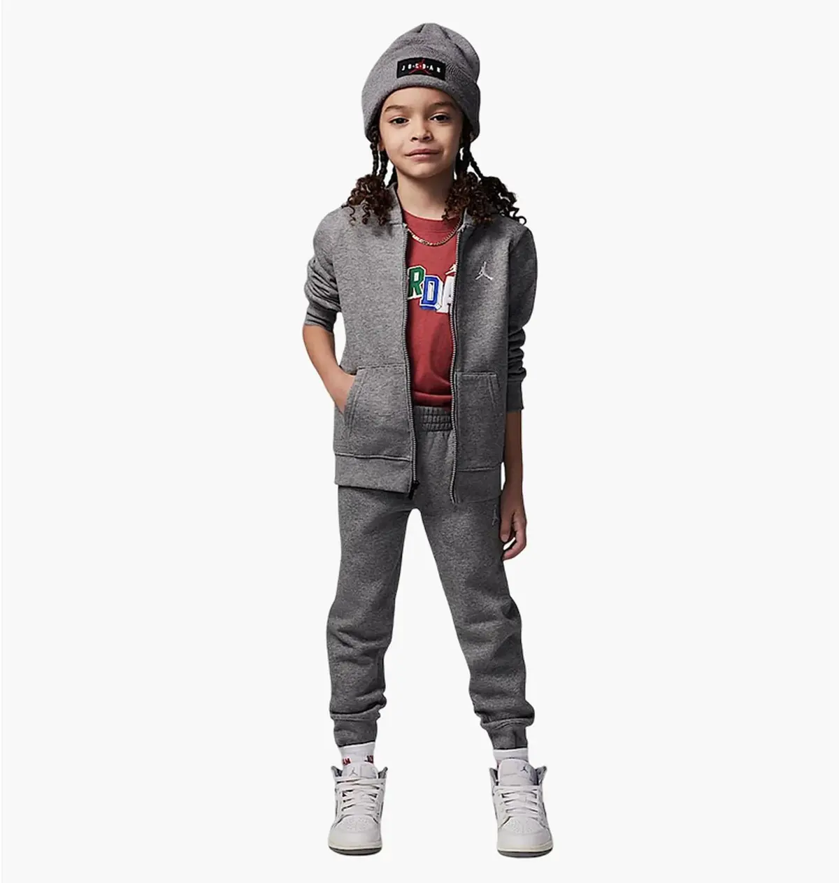 Спортивний костюм дитячий Jordan Kids Jdb Mj Brklyn Flc Fz Hoodie Se