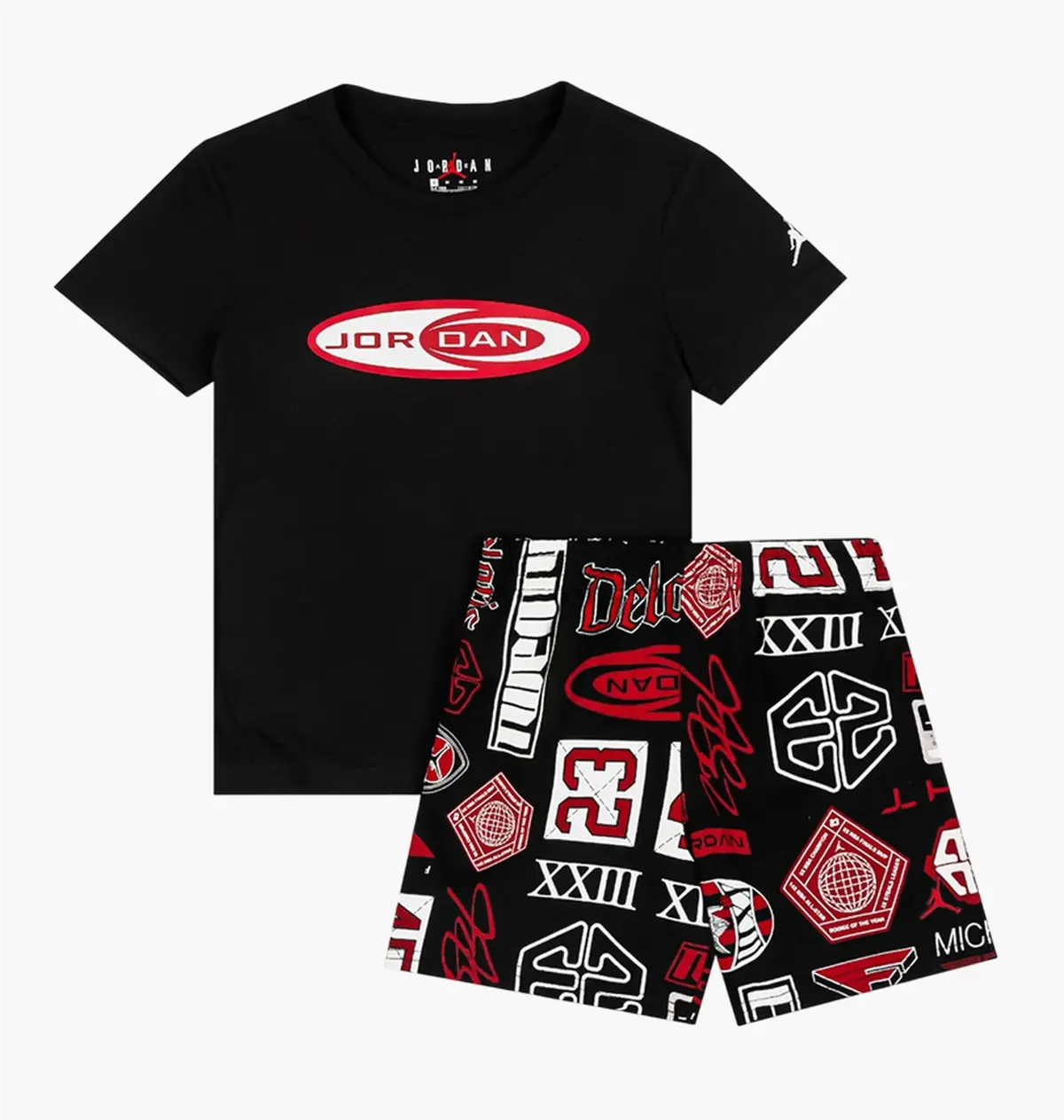 Спортивний костюм дитячий Jordan Mj Brooklyn Aop Short Set