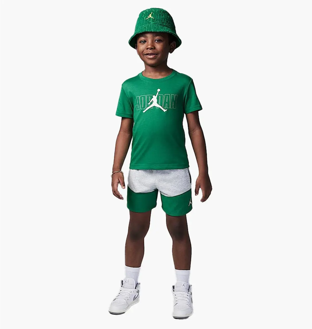 Спортивний костюм дитячий Jordan 2-Piece Stacked Mixed Set Green