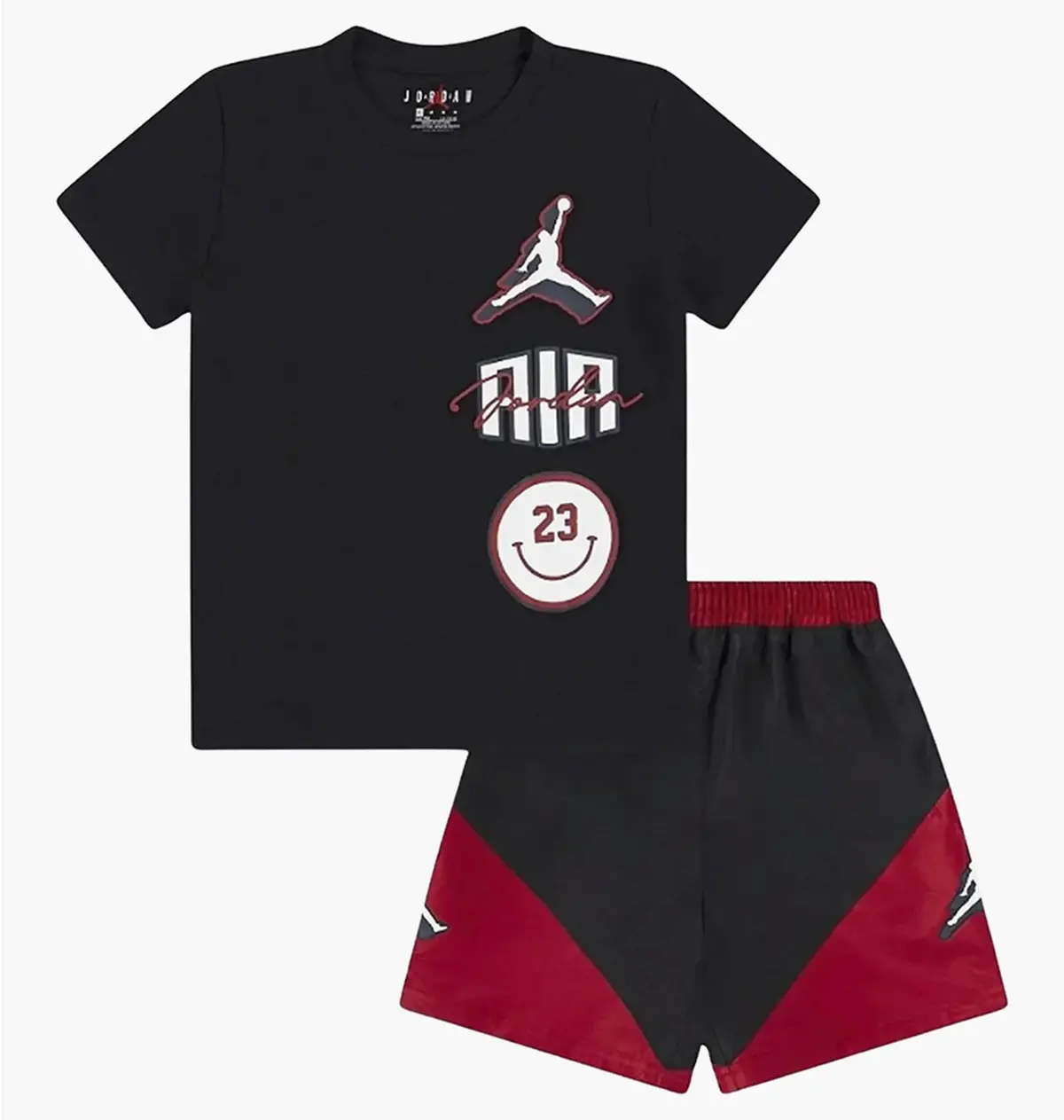 Спортивний костюм дитячий Jordan Stacked Short Preschool Lifestyle Matching Set Black