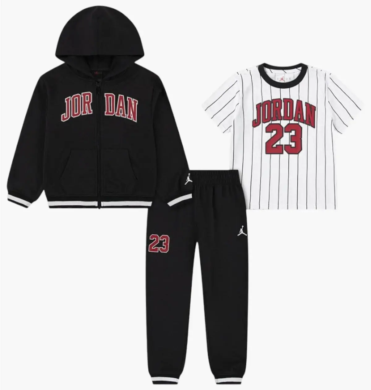 Спортивний костюм дитячий Jordan Tracksuit Black/White