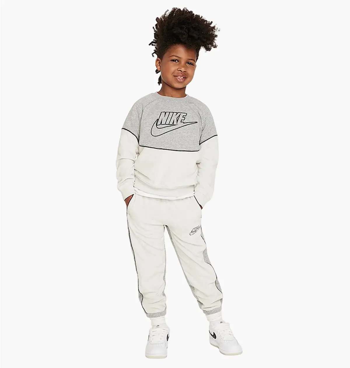 Спортивный костюм детской Nike Sportswear Amplify French Terry Crew Set