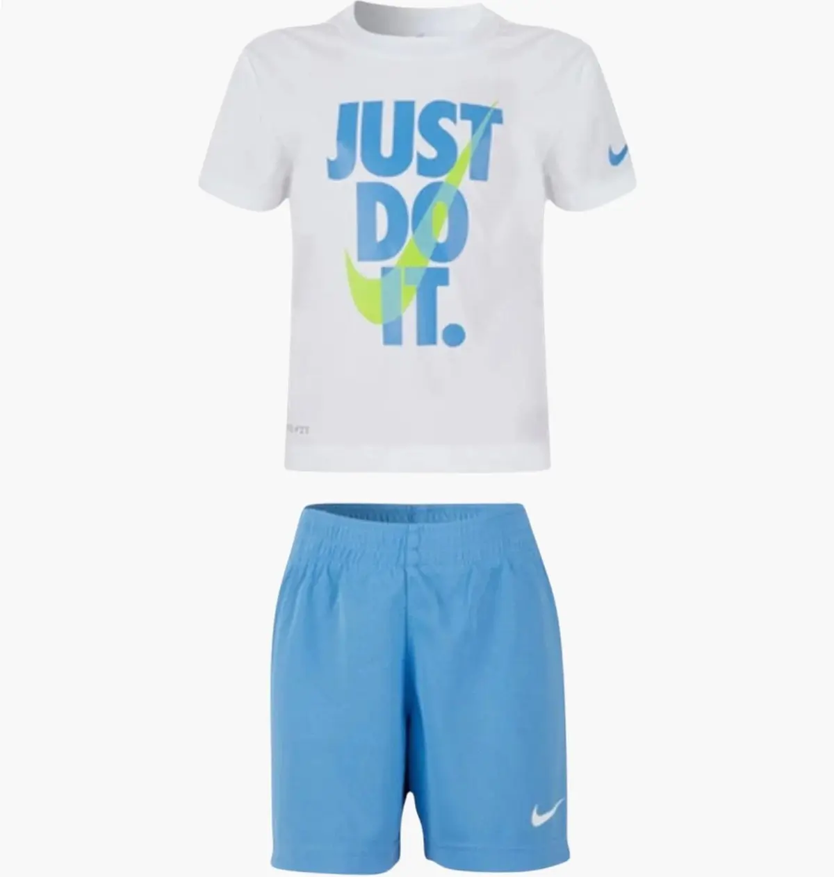 Комплект білизни дитячий Nike Club E Short Set White/Blue