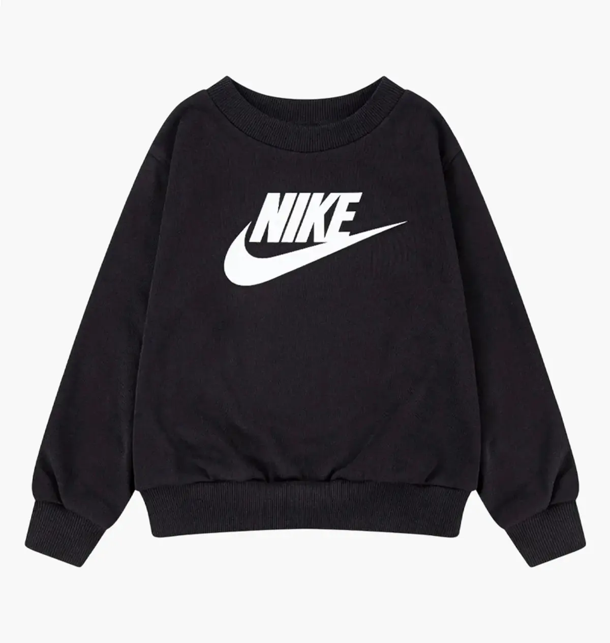 Светр дитячий Nike French Terry Crew Black