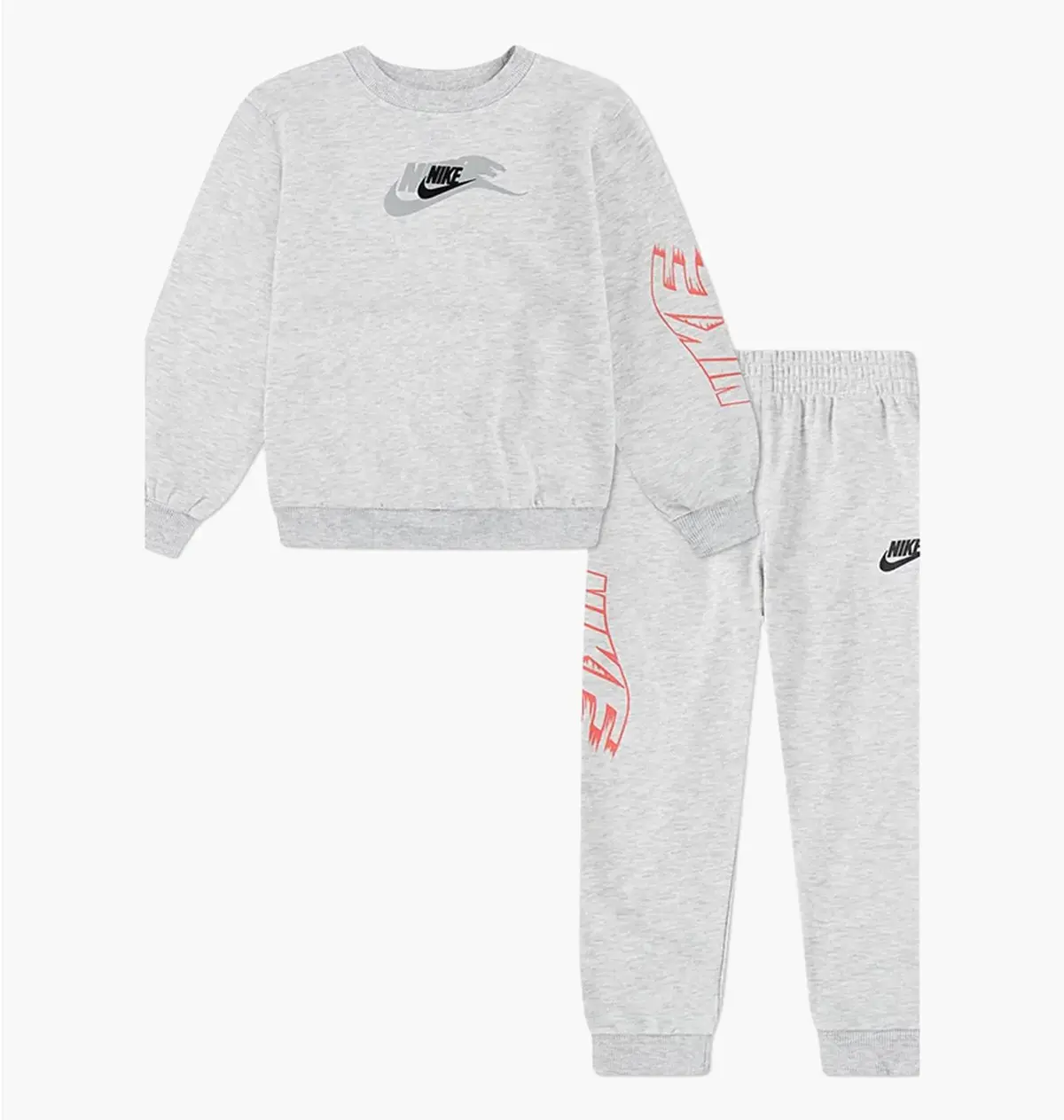 Спортивный костюм детской Nike On The Move Crew Set Grey