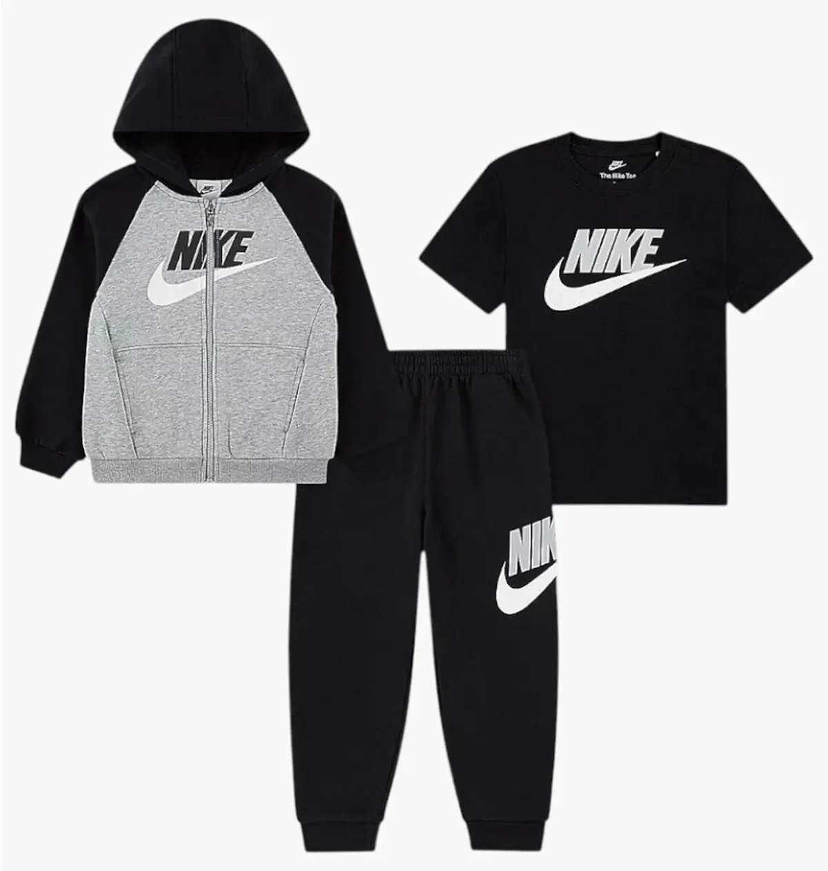 Спортивный костюм детской Nike Kids Nkn Color Blocked Hbr Jogger S Black/Grey