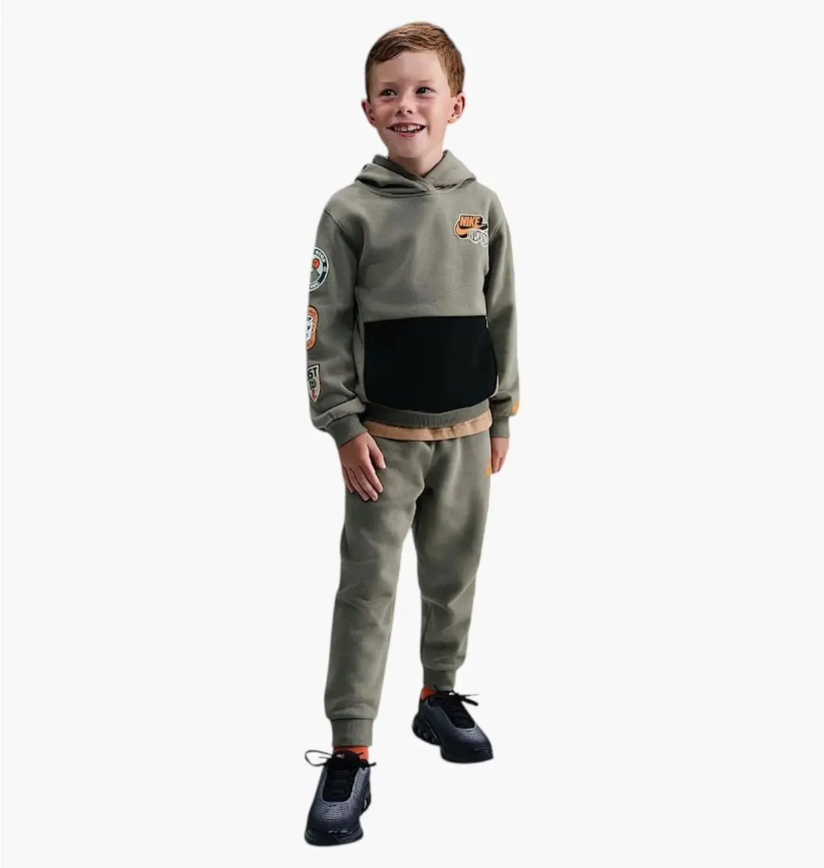Спортивный костюм детской Nike Fleece Pullover Set Olive