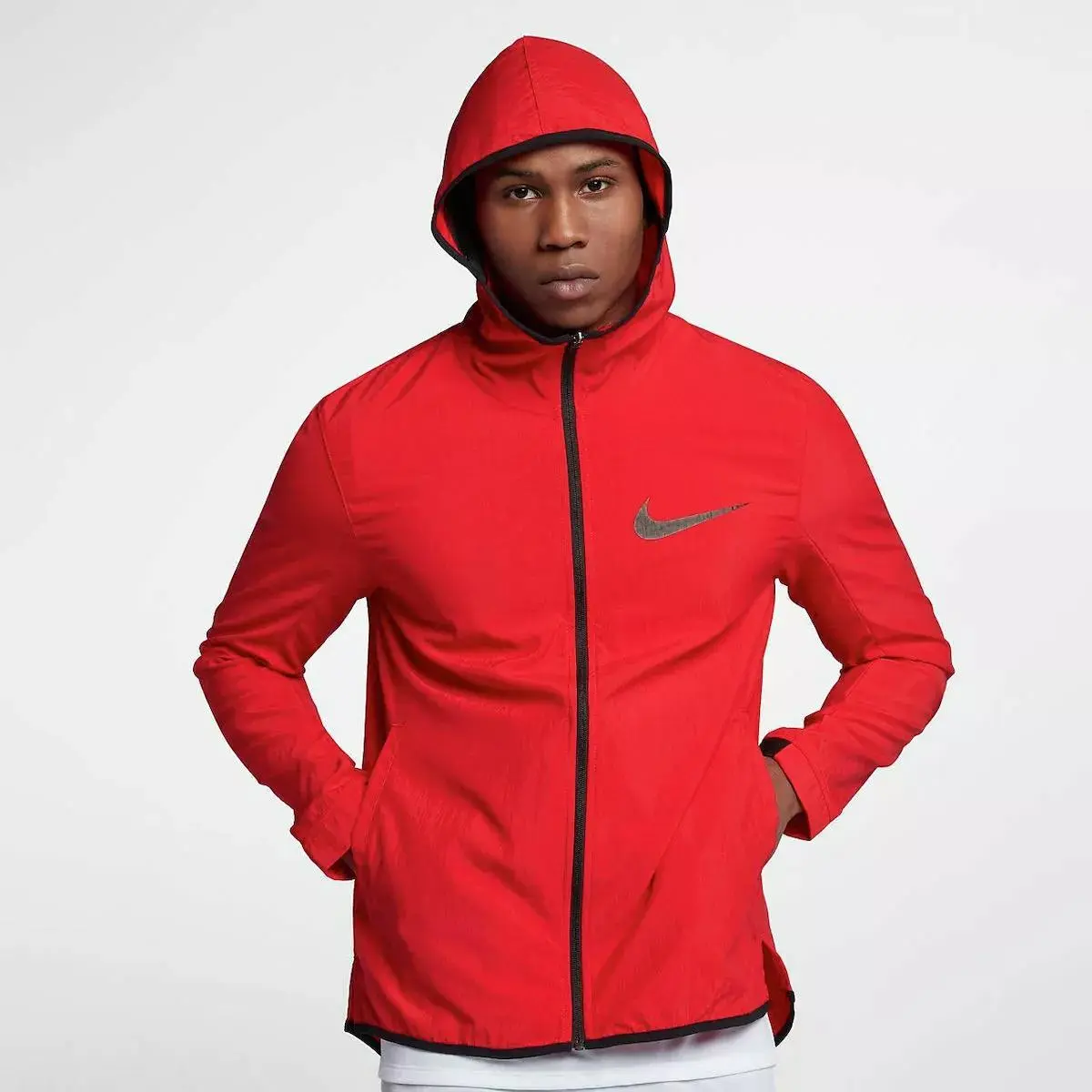Куртка чоловіча Nike Shield Showtime Basketball Woven Hoodie Jacket