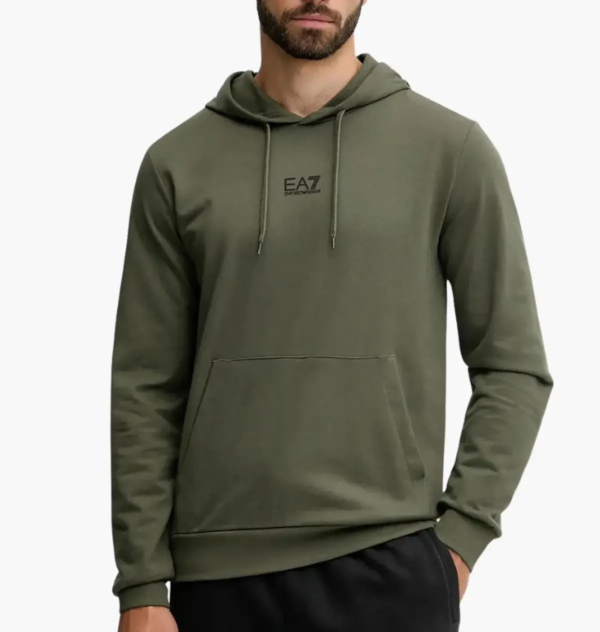Кофта чоловіча Ea7 Emporio Armani оливкова 8NPM32 PJVRZ