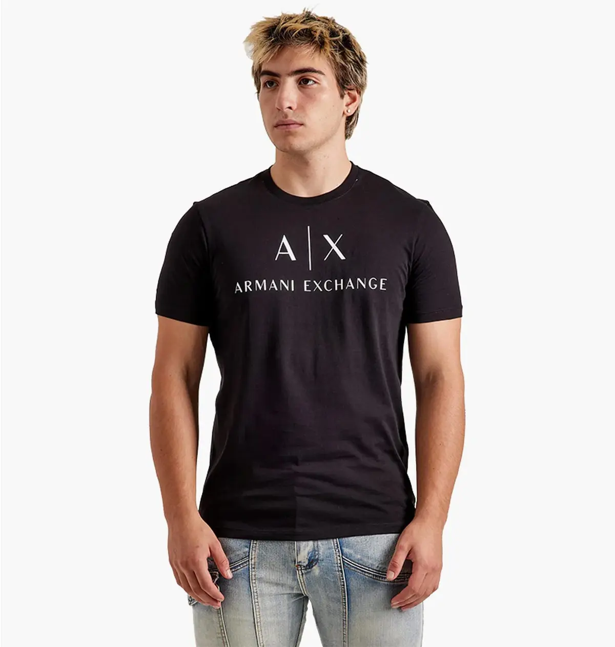 Футболка чоловіча Armani Exchange Mini Icon Logo Tee Black