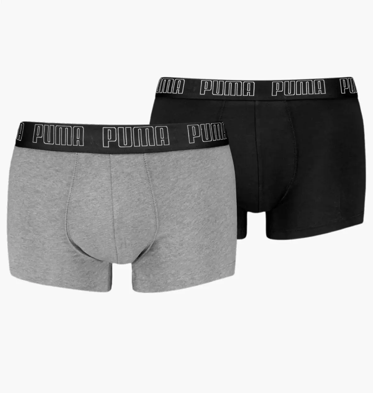 Труси-боксерки чоловічі Puma Everyday Trunk Grey/Black (2 )