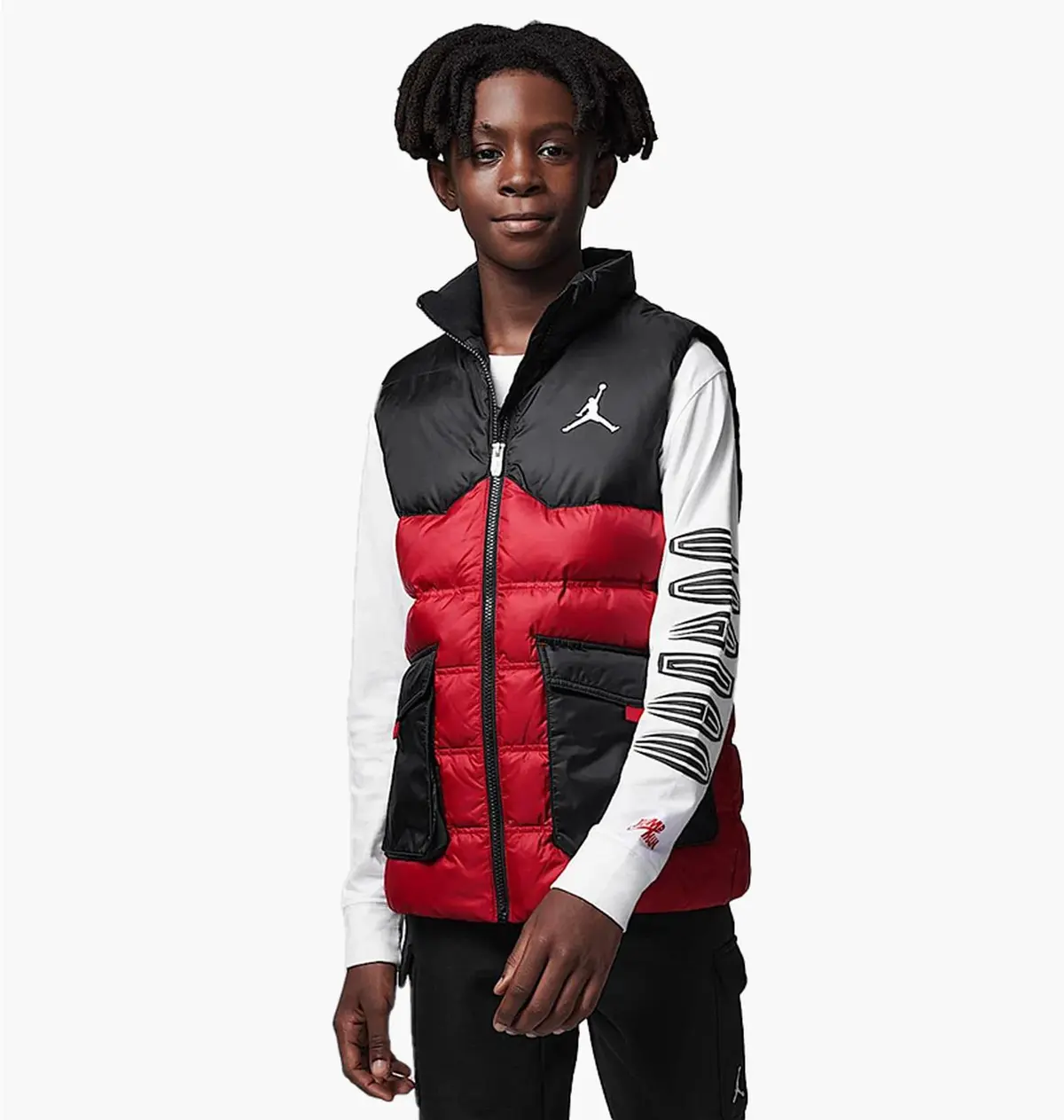 Куртка підліткова Jordan Down Vest Red