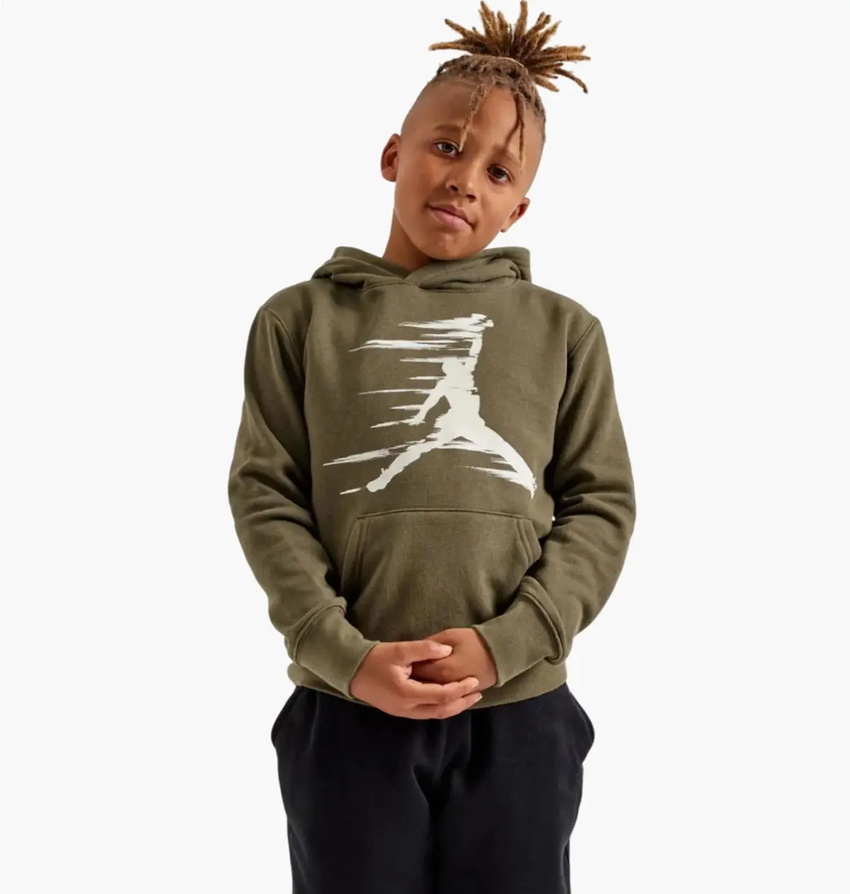 Светр дитячий Jordan Flight Mvp Fleece Olive