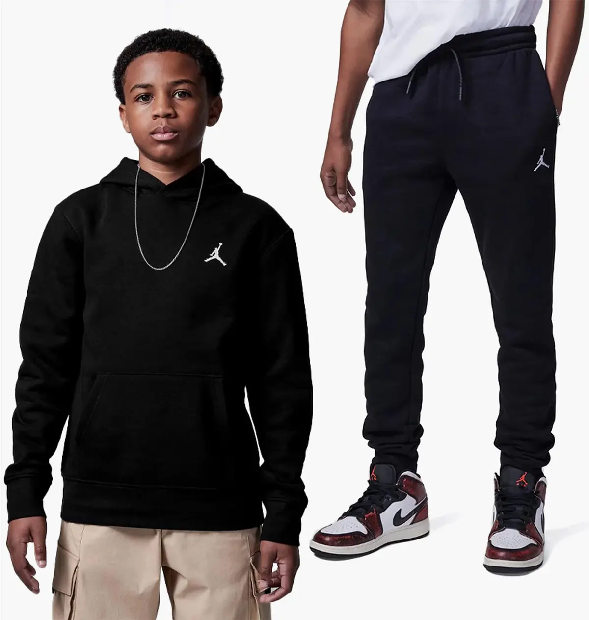 Спортивний костюм дитячий Jordan Mj Brooklyn Black