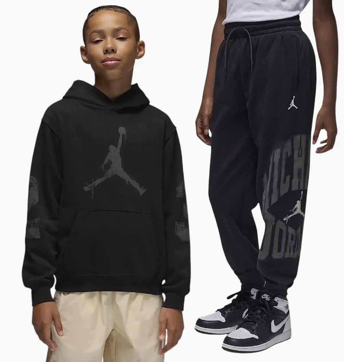 Спортивный костюм детской Jordan Mvp Jumpman Fleece Black