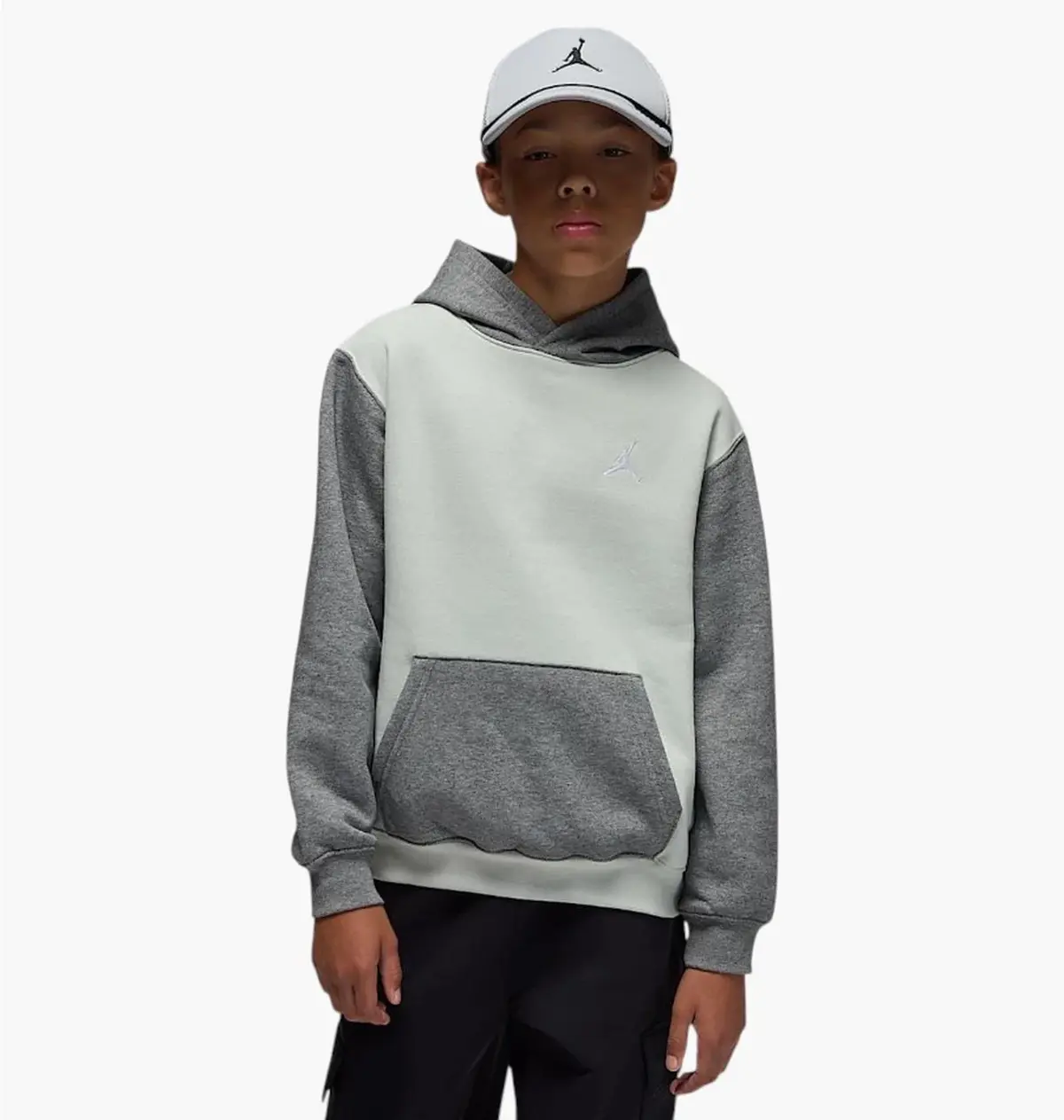 Светр дитячий Jordan Brooklyn Fleece Po Hoodie Grey