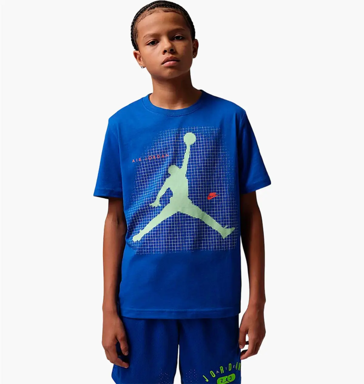 Футболка детская Jordan Grid Blur Blue