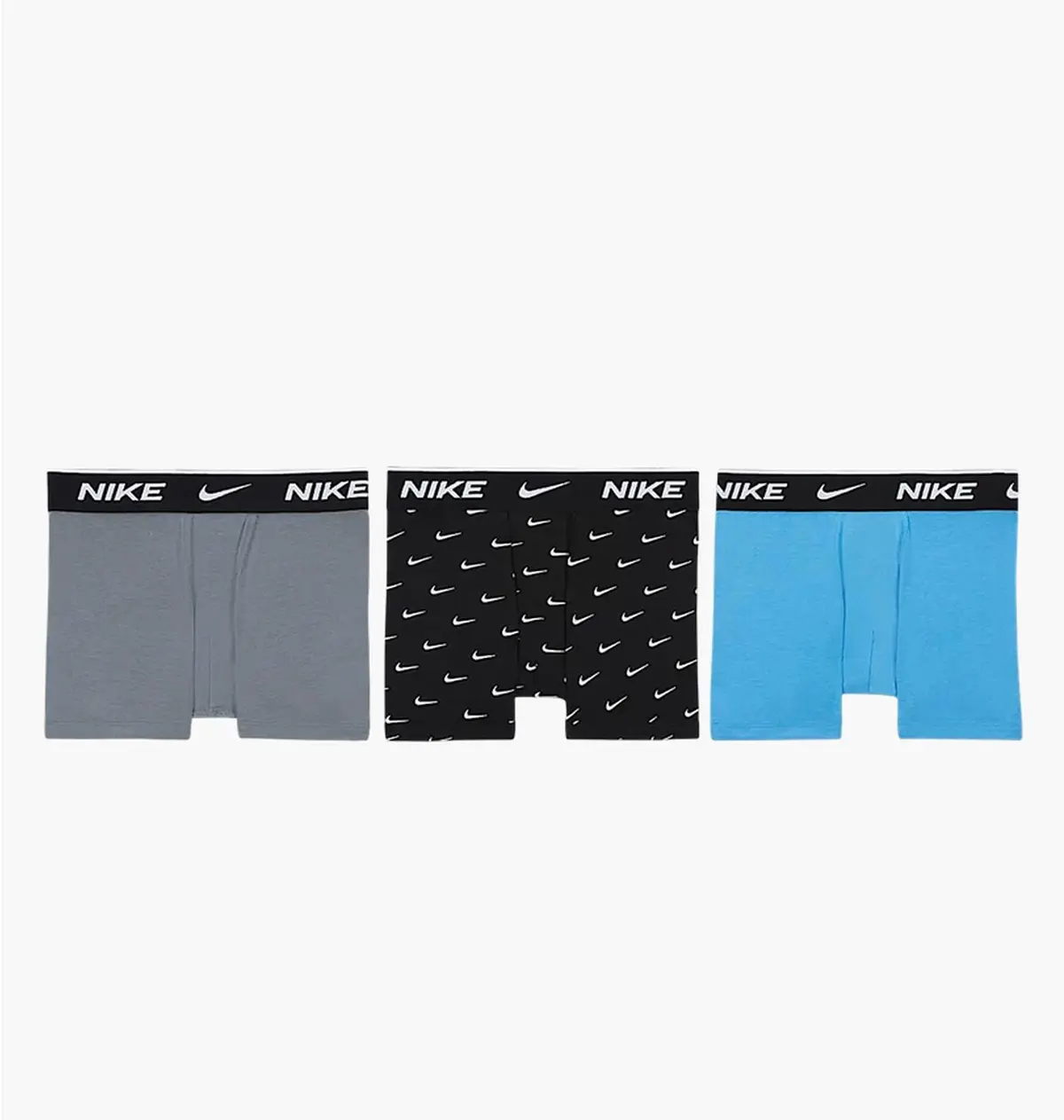 Труси-боксерки підліткові Nike Dri-Fit Essential Cotton Stretch Kids' 3-Pack Boxer Shorts