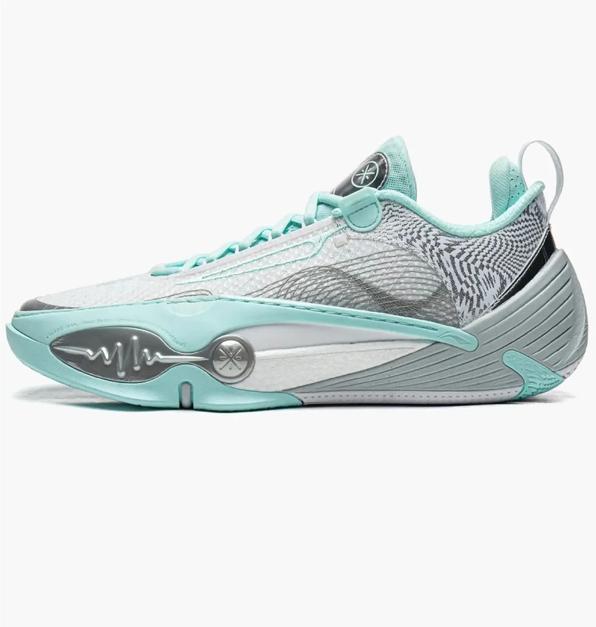 Кроссовки унисекс Li-Ning Wade All City 14 Liberty Grey/Turquoise
