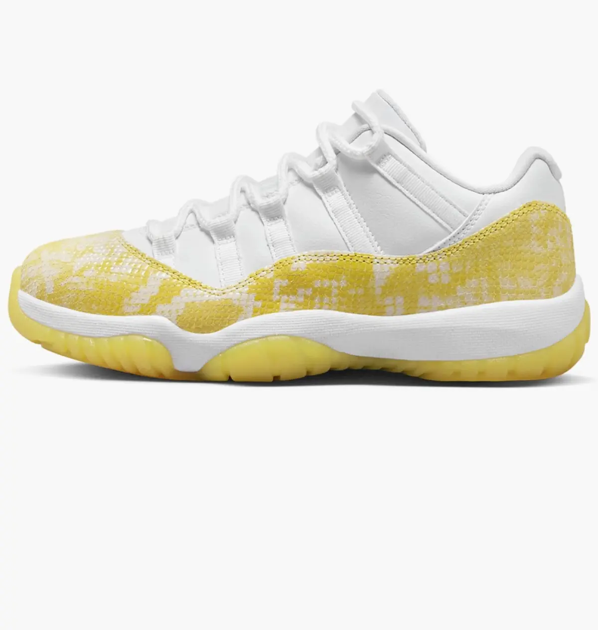 Кросівки жіночі Jordan Air 11 Retro Low White/Yellow